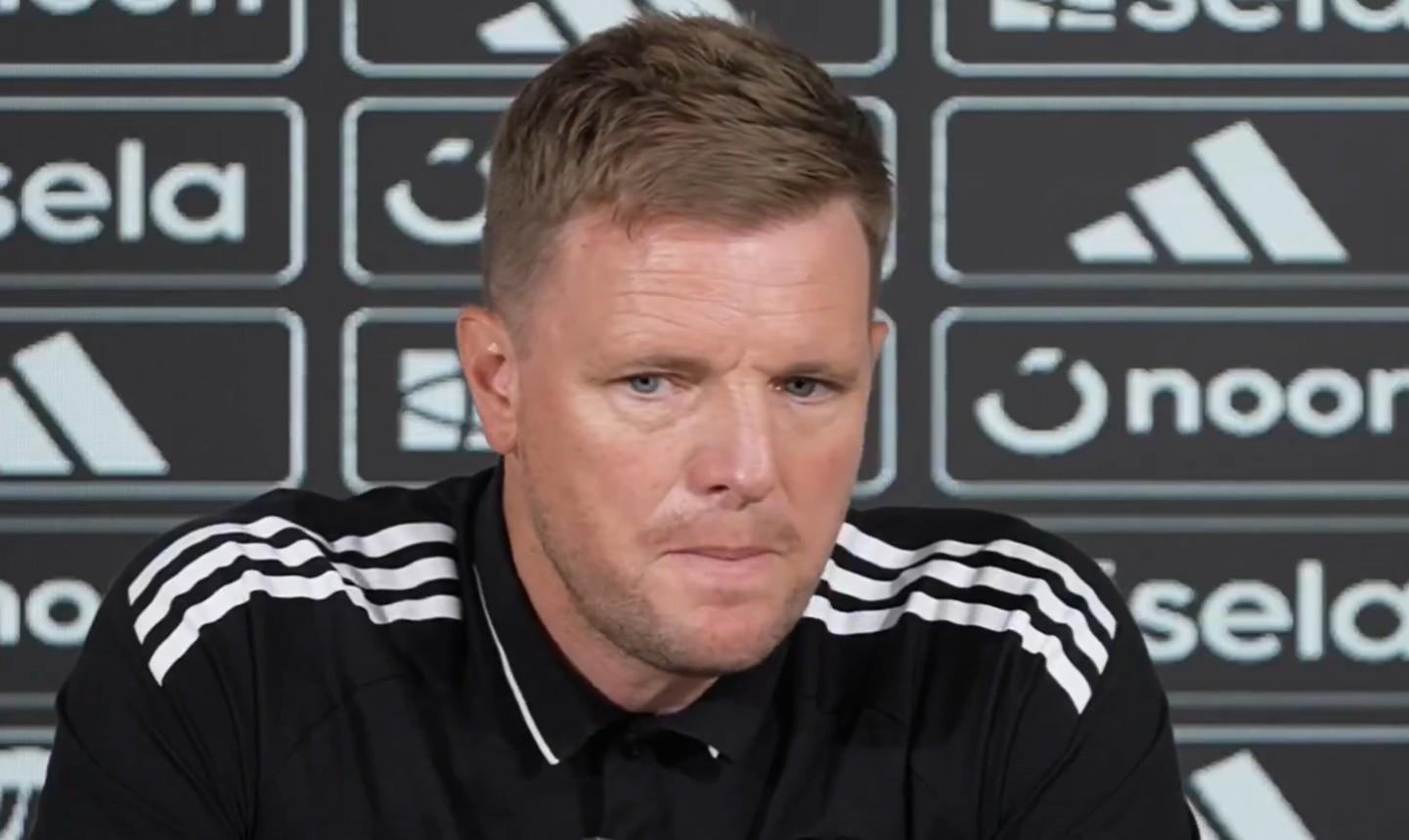 埃迪-豪：我相信如果伊萨克决定归队，球员们会欢迎他回来